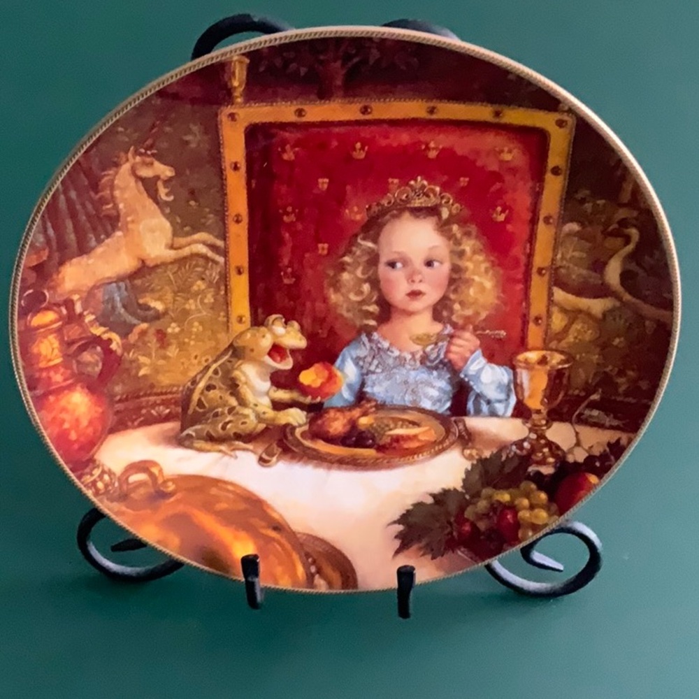 The Frog Prince 1992 Knowles Collector Plate Ltd Ed #6792A - Picture 1 of 4